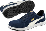PUMA Men's Iconic Black Industrial Shoe, Suede Navy Eh, 14
