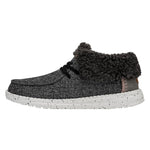 HEYDUDE Damen Fold Stitch Cozy Moccasin Black