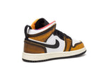 Little Kid's Jordan 1 Mid SE Wear Away Black/Taxi-White-Sail (DQ8419 071) - 12