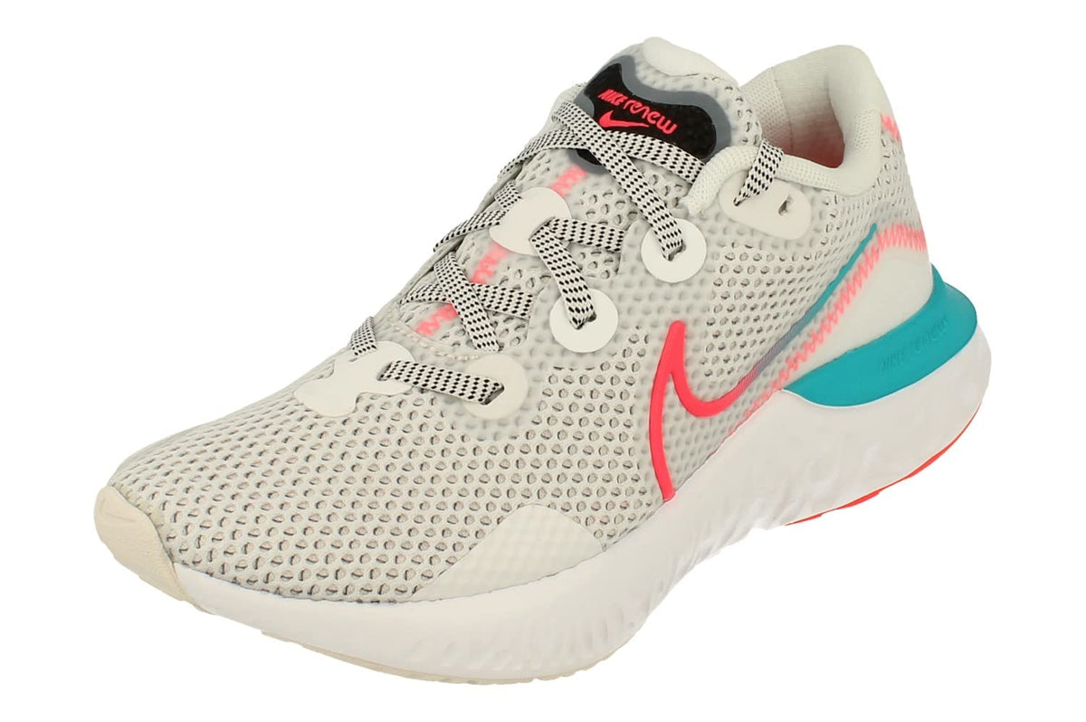 Nike Womens Renew Run Running Trainers CK6360 Sneakers Shoes (UK 3 US 5.5 EU 36, Summit White flasg Crimson 101)