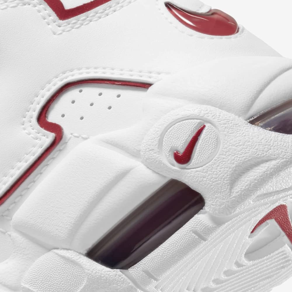 Nike Youth Air More Uptempo GS DJ5988 100 White/Varsity Red - Size 5Y