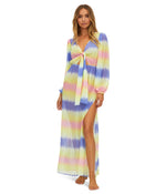 Beach Riot Shiloh Cover-Up Cotton Candy Ombre Shine LG