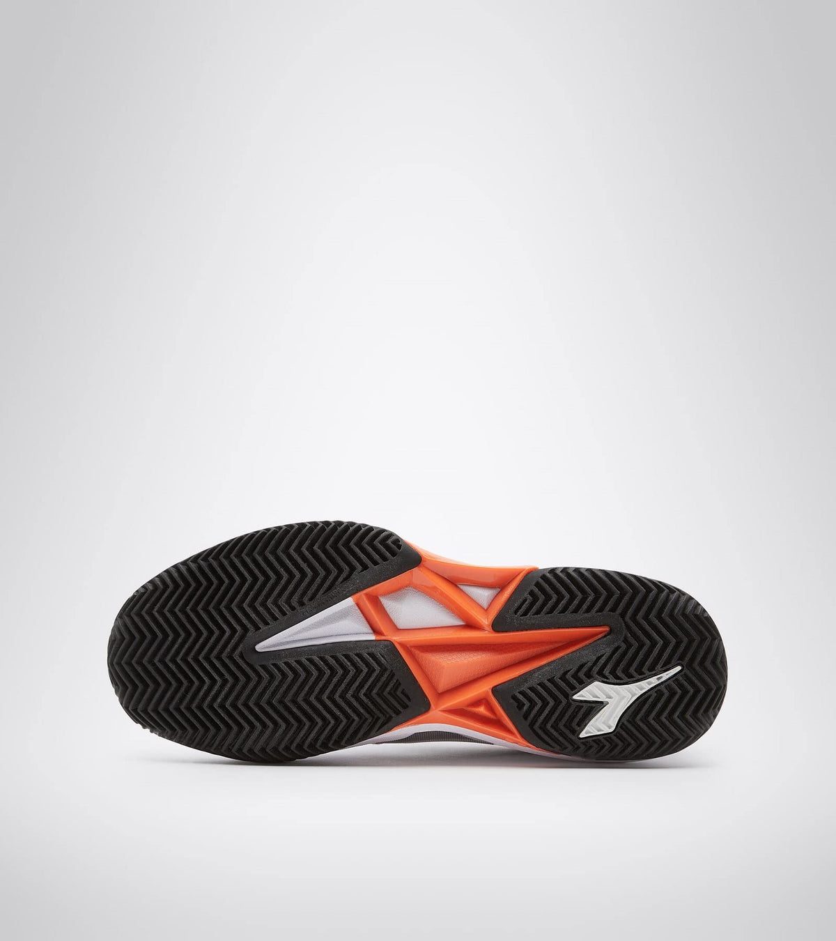 Diadora Trofeo W All Ground Pickleball Tennis Shoes (White/Black/Vermillion) (6.5)