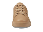 Michael Kors Keating Lace Up - Sneakers for Men - Durable Rubber Outsole - Soft Textile Lining - Leather Upper Camel 12 M