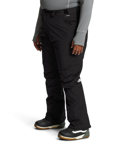 THE NORTH FACE Women's Freedom Insulated Pant (Standard and Plus Size), TNF Black, 1X Plus Long