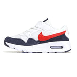 Nike Boy's Air Max SC (Little Kid) White/University Red/Obsidian 1 Little Kid M