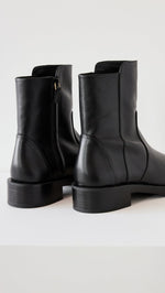 Stuart Weitzman Women's 5050 Bold Zip Booties, Black, 11 Medium US