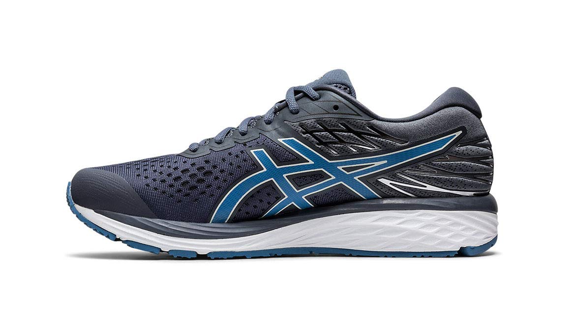 ASICS Men's Gel-Cumulus 21 Running Shoe Jackrabbit Exclusive - Color: Metropolis/Grey (Regular Width) - Size: 9.5