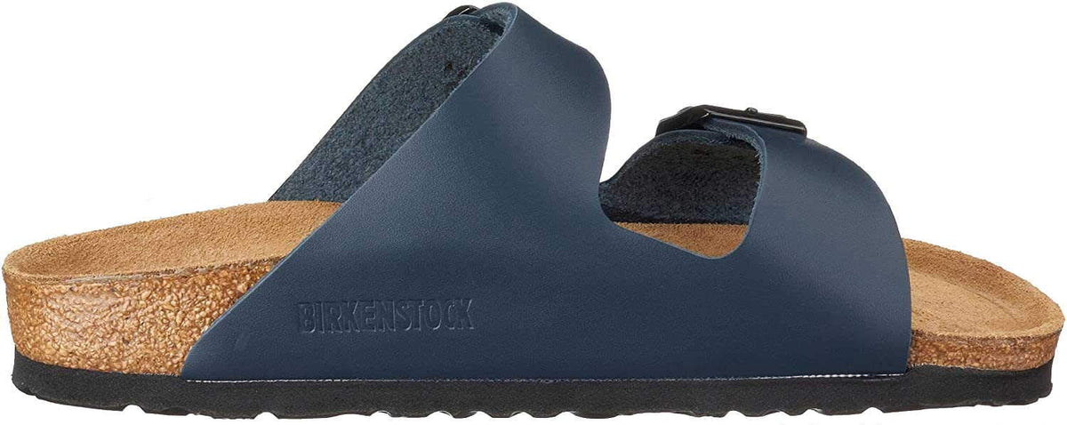 Birkenstock Unisex-Adult Arizona Soft Footbed FLIP Flops, Blue, 13 AU