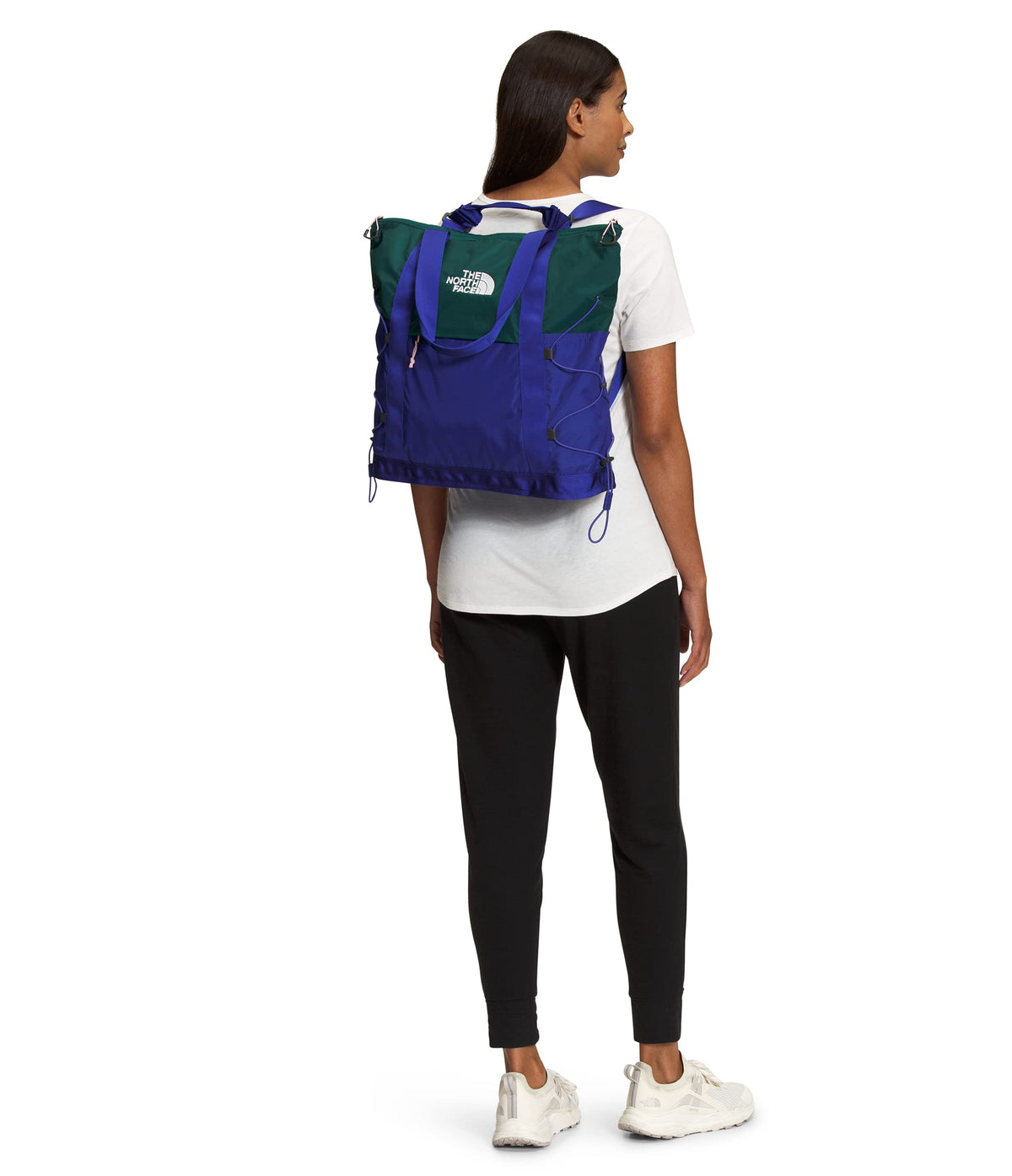 The North Face Borealis Mens Tote Bag Ponderosa Green/Lapis Blue/Cameo Pink 22LL