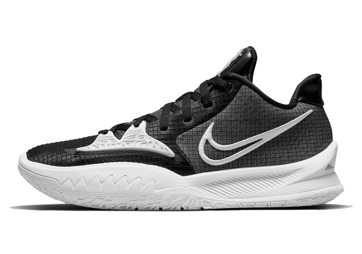 Nike Kyrie Low 4 TB Basketball Shoe Black/White-Black Mens 5/Womens 6.5