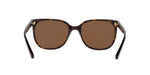Tory Burch TY7106 Sunglasses 137883-57 - Dark Tortoise Frame, Brown Solid TY7106-137883-57