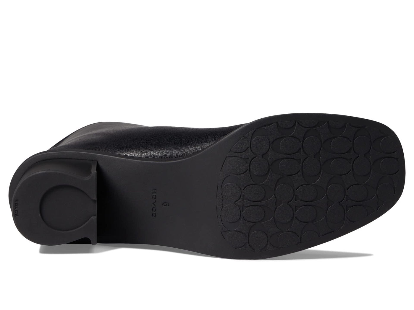 Coach Gabi Leather Bootie Black 5 B (M)