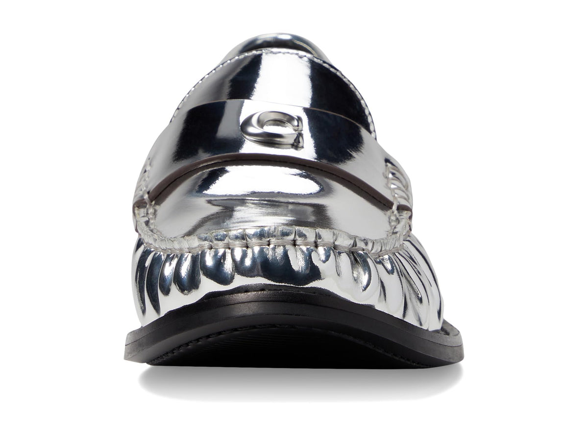 Coach Jolene Loafer Silver 8.5 B (M)