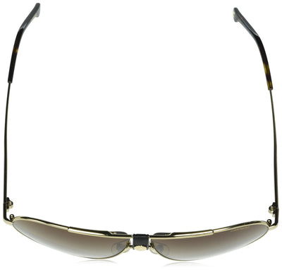 Carrera Men's 1033/S Pilot Sunglasses, Gold/Brown Gradient, 63mm, 11mm