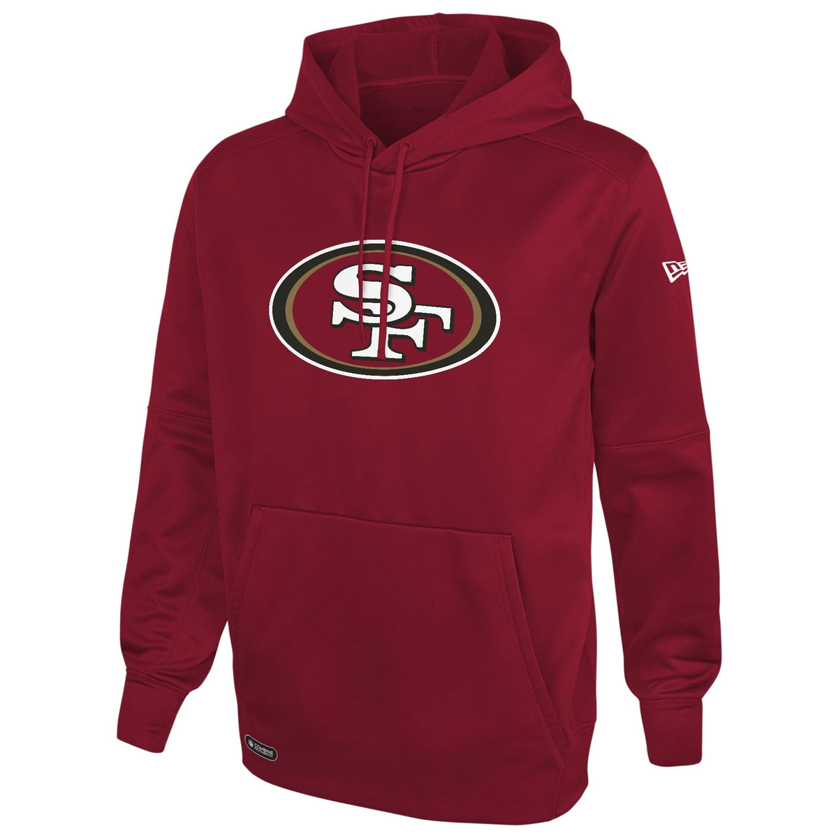 New Era NFL Men's Recognition Team Colors Pullover Performance Fleece Hoodie, San Francisco 49ers, XX-Large