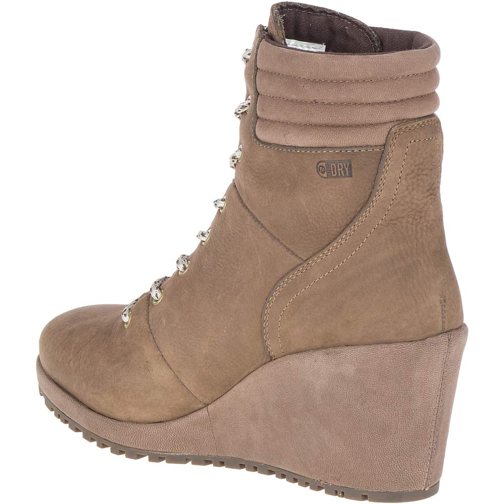 Merrell Women's Tremblant Wedge Waterproof Boots, Brown, 7.5