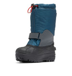 Columbia Youth Unisex Powderbug Forty, Petrol Blue/Mountain Red, 6