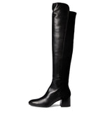 Stuart Weitzman 5050 Flareblock Boot Black 8.5 B