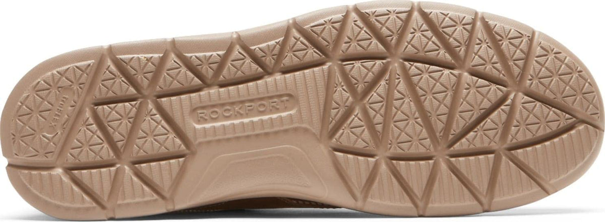 Rockport Men's Truflex Cayden Plain Toe , Catechu Wood Leather, 6.5 Wide