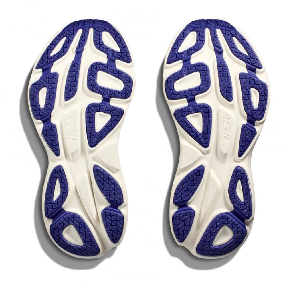 HOKA ONE ONE Mens Bondi 8 Textile Cerise Cloudless Trainers 10 US