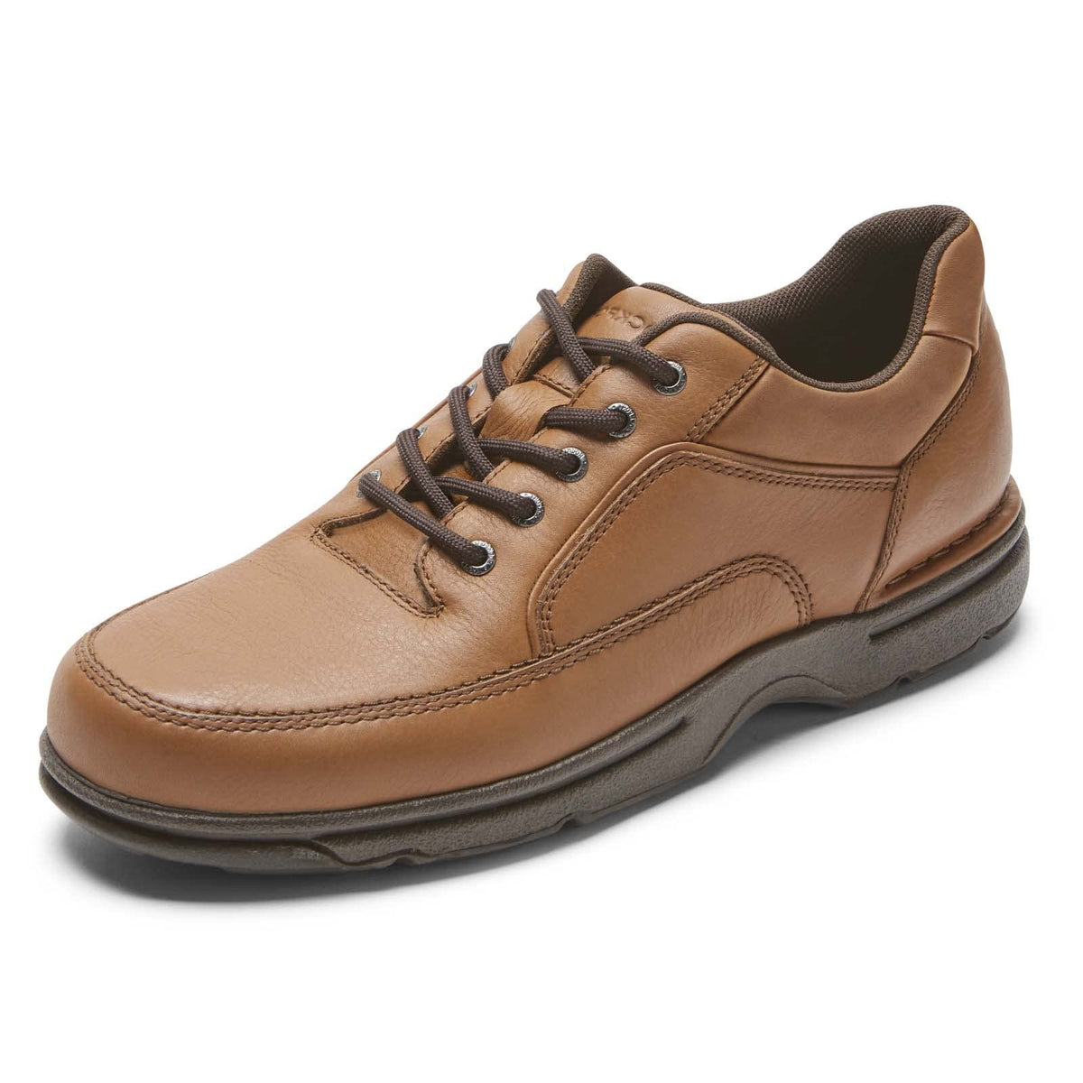 Rockport Men's Eureka Walking Shoe, Tan Leather, 8 Wide