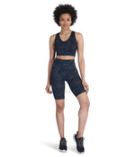 SPANX Lamn Active Seamless Crop Top Black Camo SM