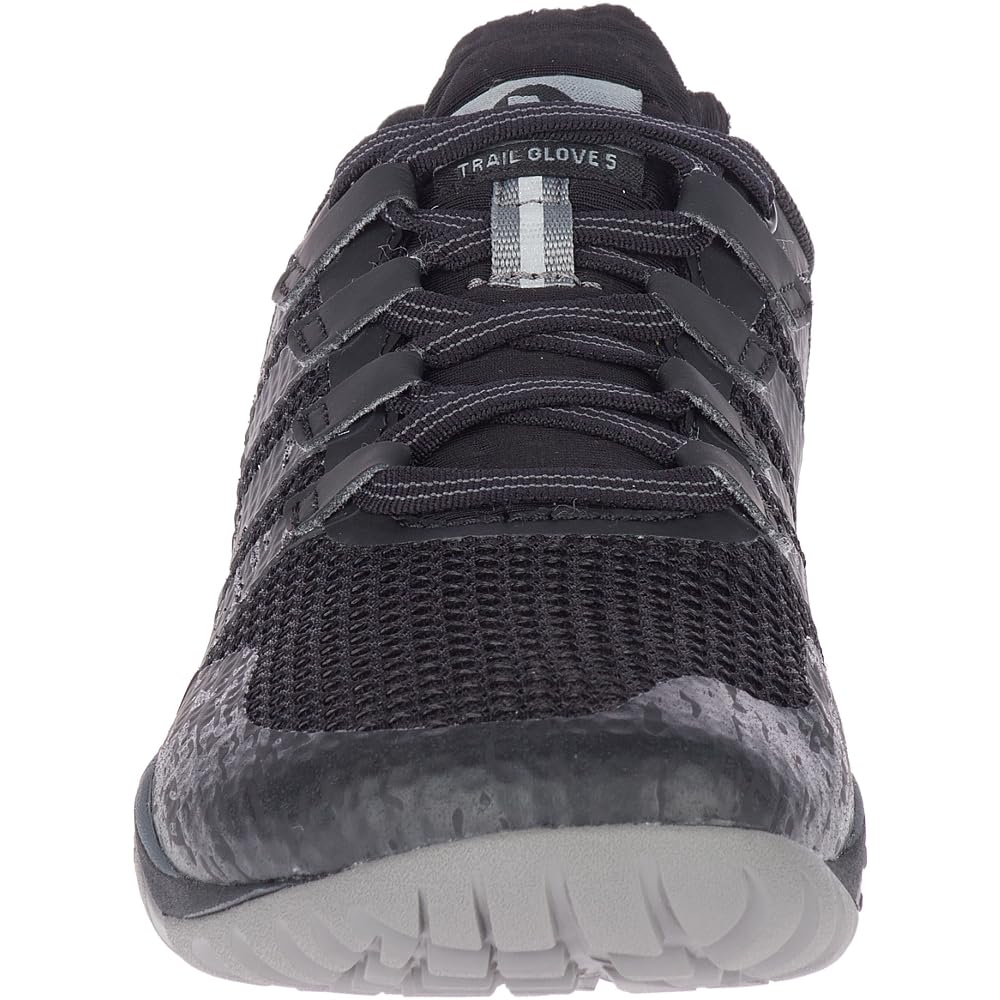 Merrell Women's Trail Glove 5 Sneaker, Black/Black, 6