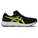 ASICS Men's Gel-Contend 7 Running Shoes, 9.5, Black/Pure Silver