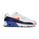 Nike Air Max 90 LTR (Little Kid) Summit White/Safety Orange/Midnight Navy 1 Little Kid M