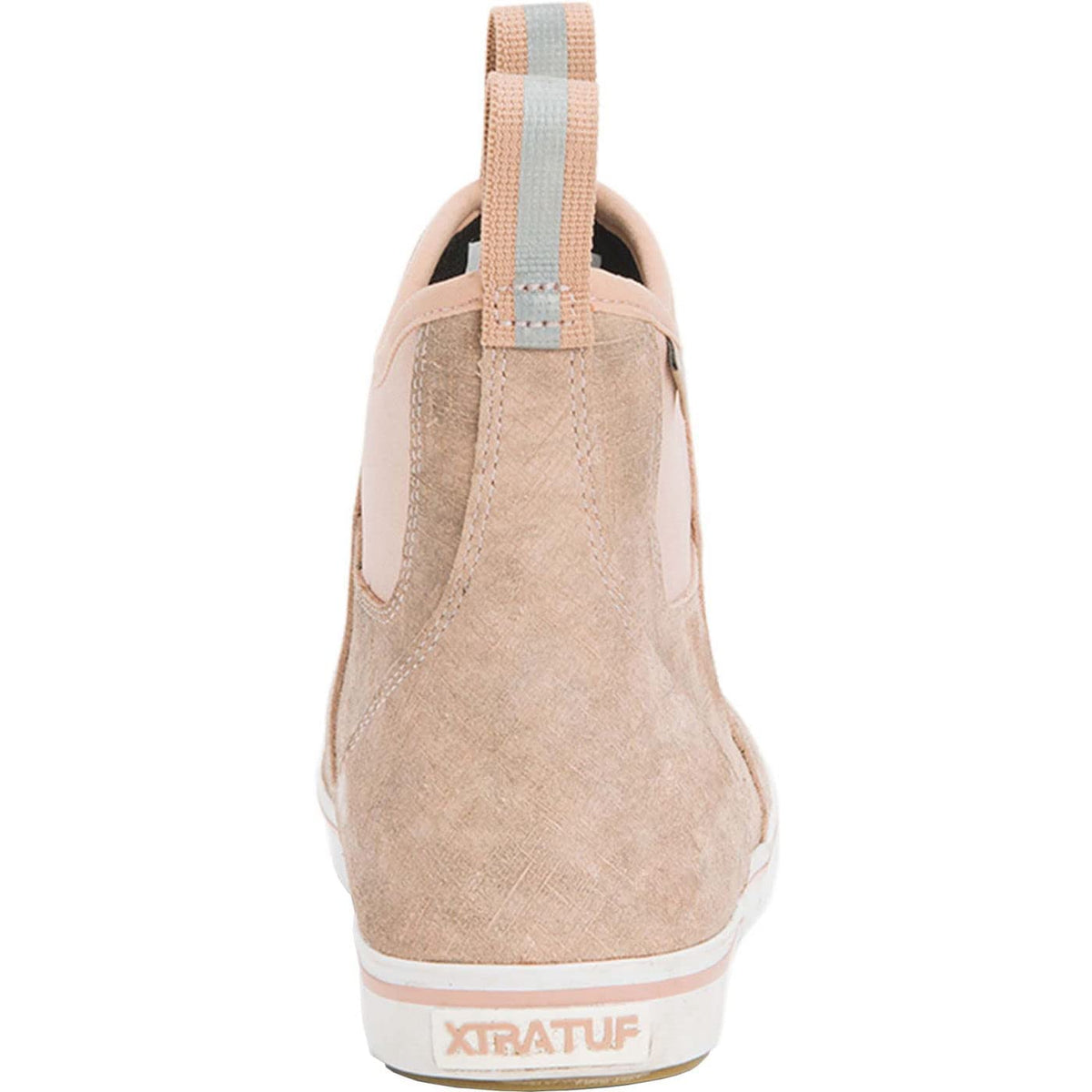 Xtratuf Women's 6 Inch Leather Ankle Deck Boot Pink- Late Add: Pa-wave Wash-café Cream 6.5