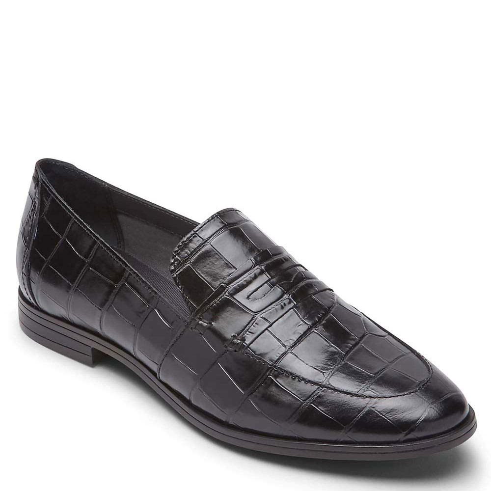 Rockport Perpetua Penny Black Croco 9.5 W (C)