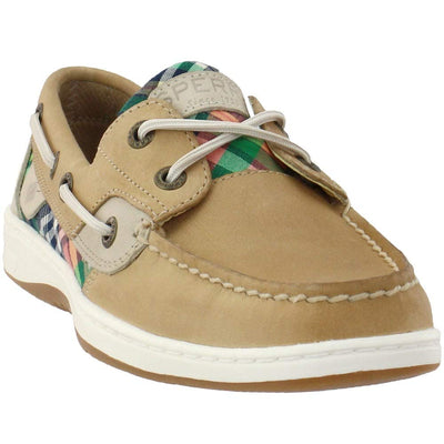 Sperry Bluefish Kick Back Linen/Kick Back Plaid 8.5 M (B)