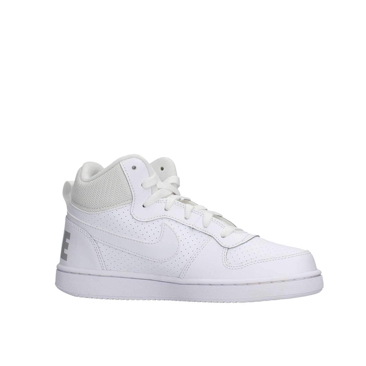 Nike Court Borough Mid (GS) White/White White Size Basketball Shoe Size 5