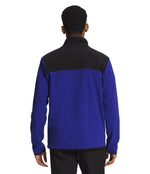 THE NORTH FACE Men's TKA Glacier ¼ Zip Fleece Pullover, Lapis Blue/TNF Black, Small