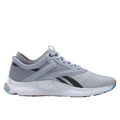 Reebok womens Hiit Cross Trainer, Cold Grey/Orange Flare/Radiant Aqua, 5.5 US