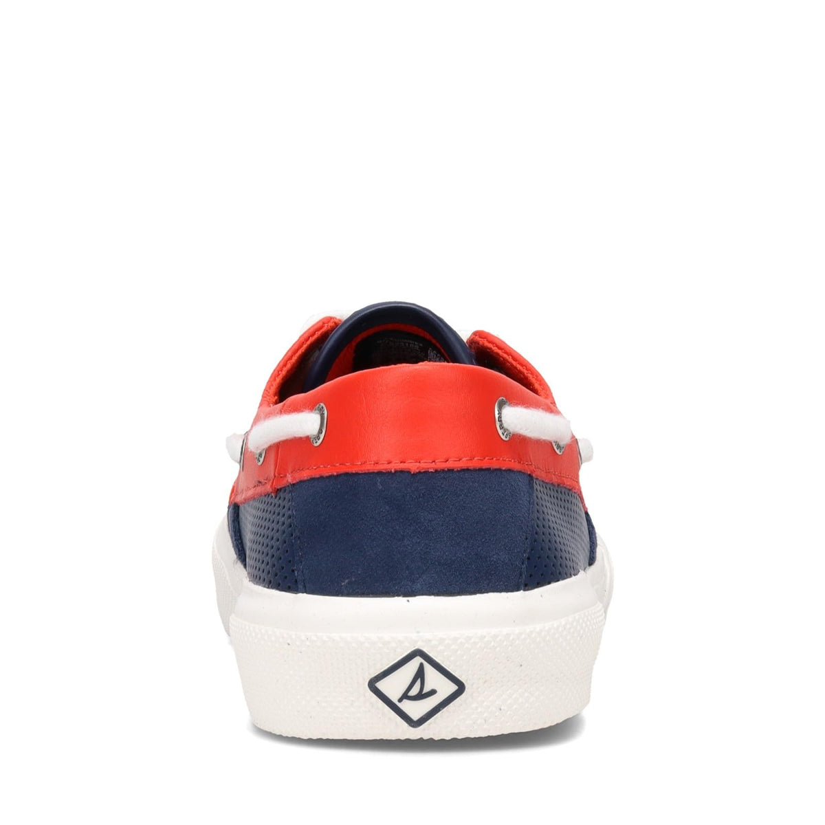 Sperry mens Soletide 2-eye Boat Shoe, Navy/Red, 10 US