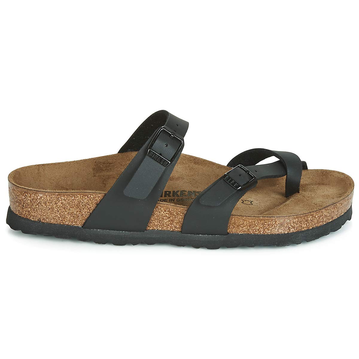 Birkenstock Womens Mayari Holiday Birko-Flor Beach Summer Flat Sandals - Black, 9 Women/7 Men