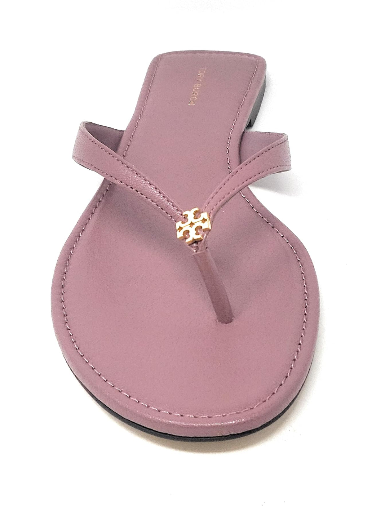 Tory Burch Capri Leather Flip-Flop Lavender 8 M