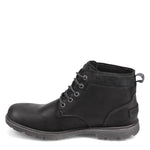 Rockport Men's Rugged Bucks II Chukka Boot, Black Leather/Suede, 12 W US