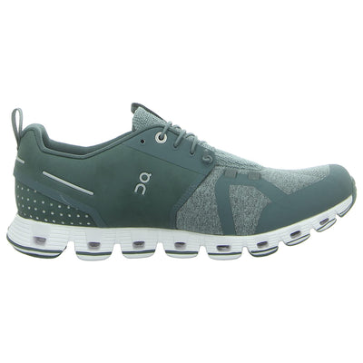 On Running Mens Cloud Terry Textile Synthetic Olive Trainers 8.5 US
