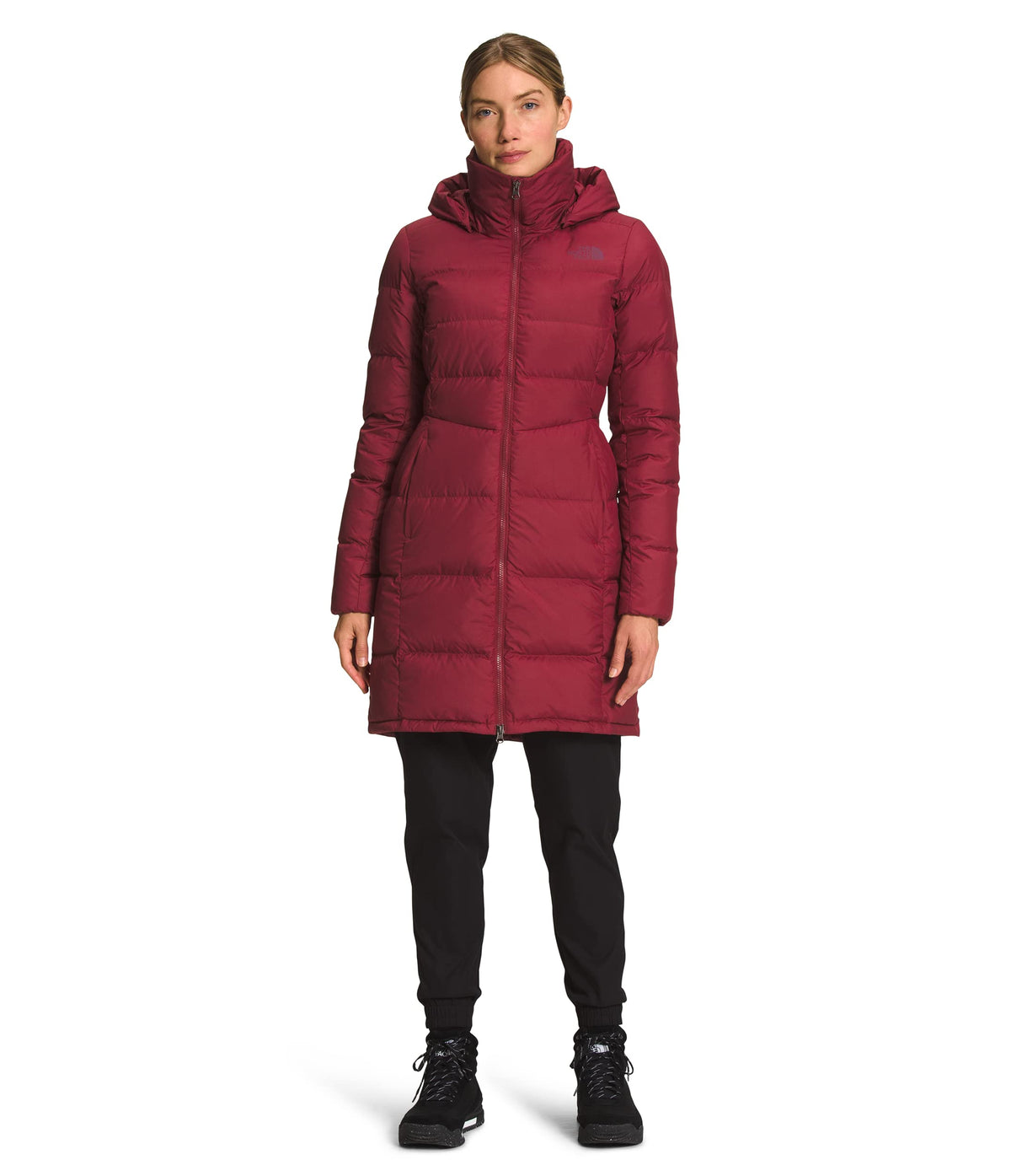 THE NORTH FACE Women's Metropolis Insulated Parka (Standard and Plus Size), Cordovan, 1X