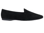 Birdies Women's Vesper Flat Mary Jane, Black Suede, 11