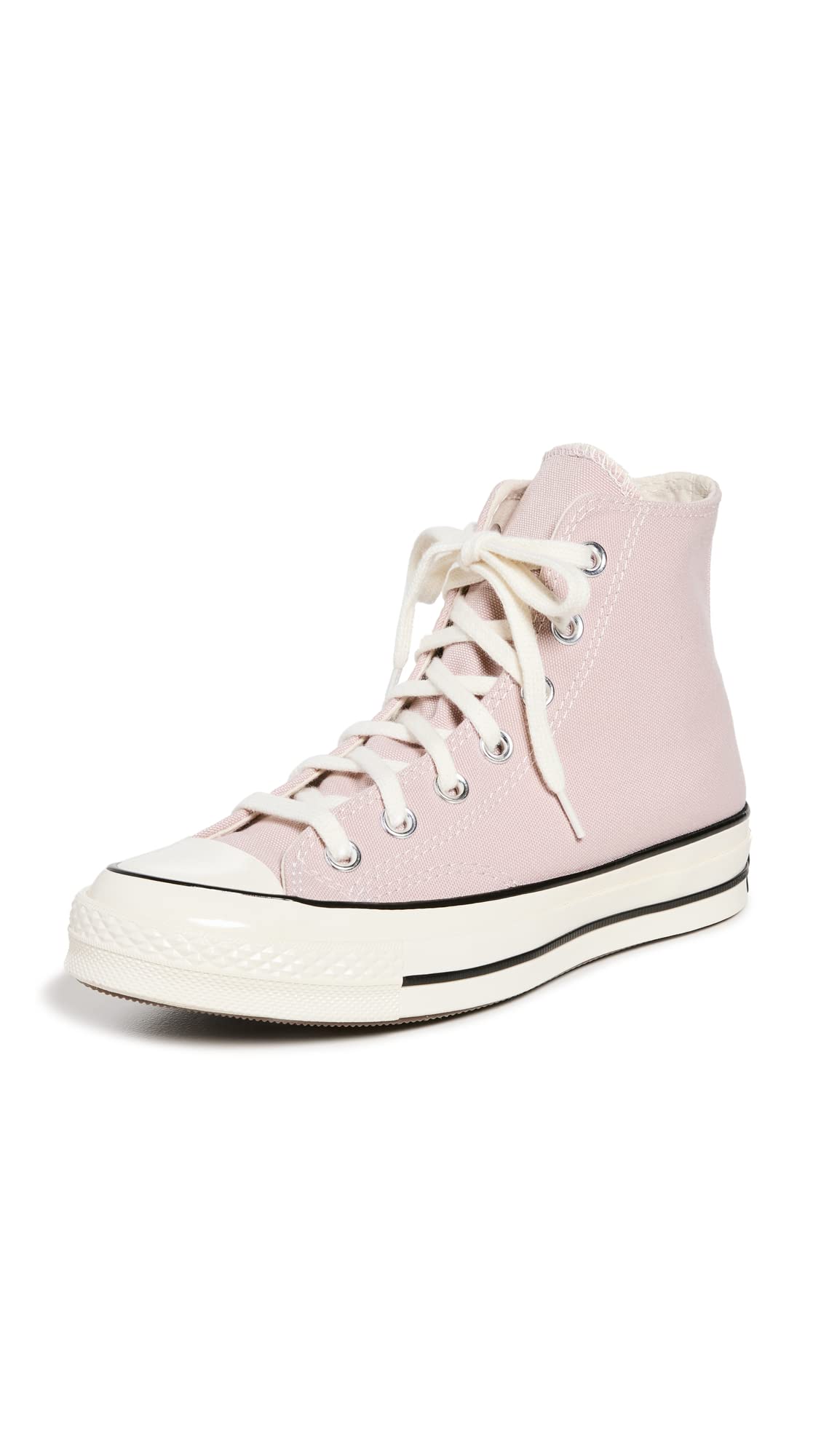 Converse Women's Chuck 70 Pastel Sneakers, Stone Mauve/EGRET/Black, Pink, 10.5 Medium US