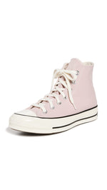 Converse Women's Chuck 70 Pastel Sneakers, Stone Mauve/EGRET/Black, Pink, 10.5 Medium US