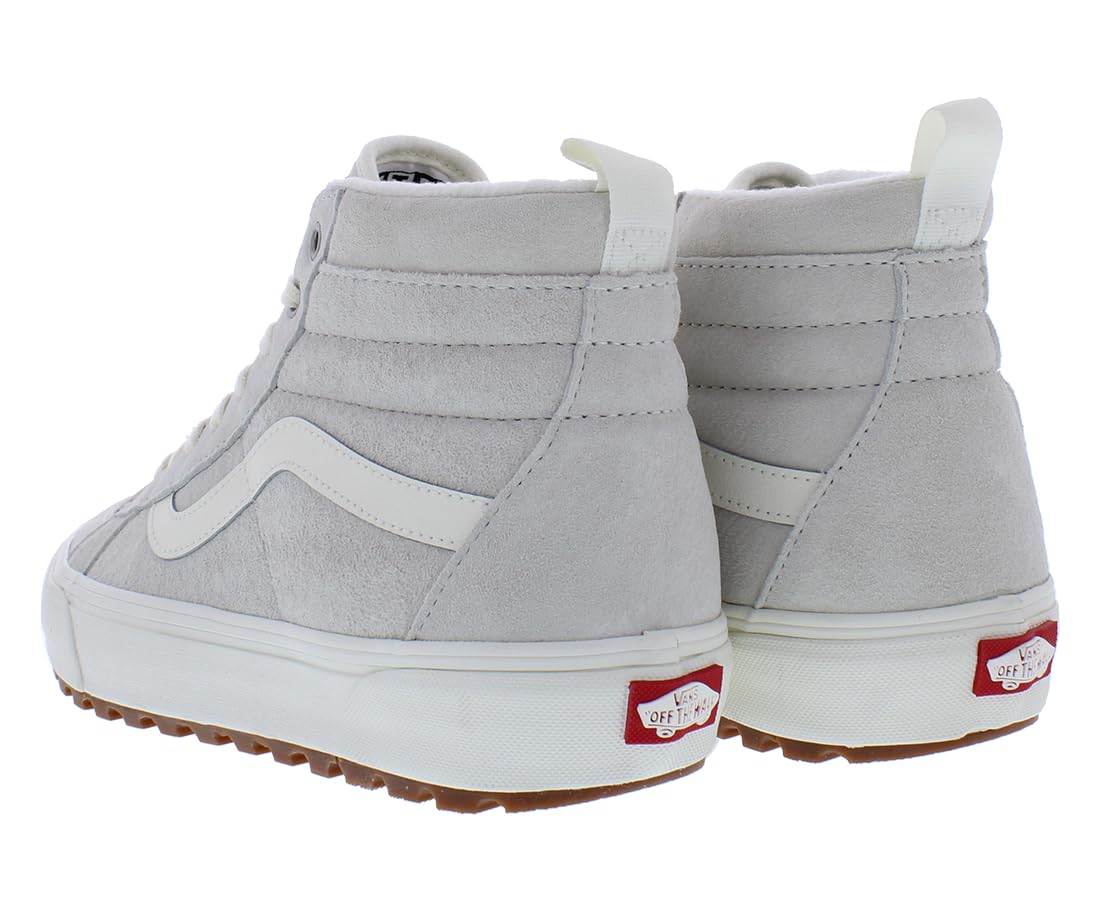Vans Men's SK8-HI MTE Sneakers, Marshmallow/Marshmallow, Off White, Grey, 5 Medium US
