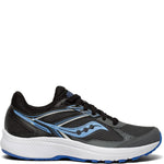 Saucony Women's Cohesion 14 Road Running Shoe, Charcoal/Jewel, 6