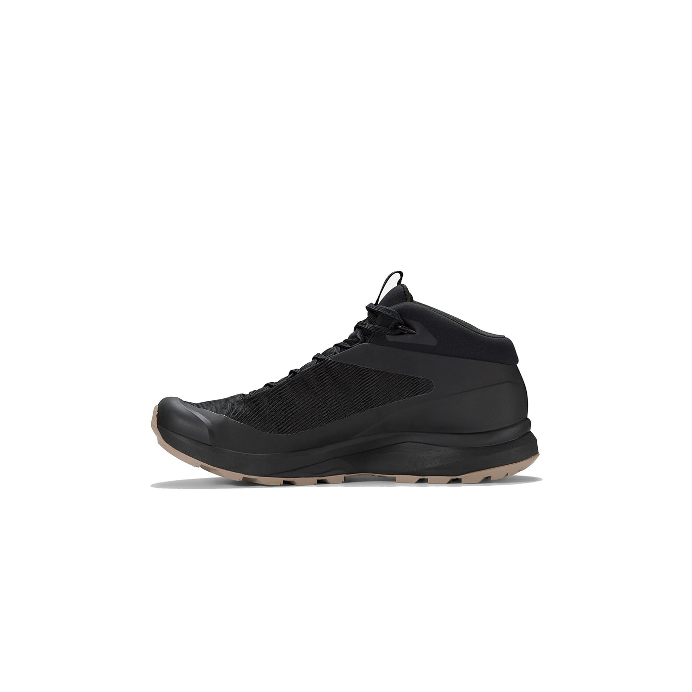 Arc'teryx Aerios FL Mid GTX Boot Women's | Fast and Light Agile Supportive Hiking Footwear | Black/Fallow, 9.5