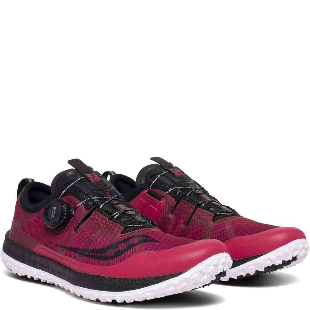 Saucony Women's Switchback ISO Trail Running Shoe 10 Barberry | Black