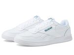 Reebok Unisex Court Advance Sneaker, White/Clover Green, 10.5 US Men
